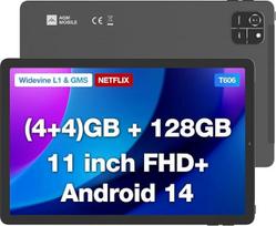 AGM PAD T1 "Android 14" planšetinis kompiuteris, 8 (4+4) GB RAM, 128GB/1TB TF, 11 colių FHD ekranas, "Widevine L1" planšetinis kompiuteris