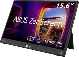ASUS ZenScreen MB16AHV - 15,6 colių nešiojamasis USB monitorius - "Full HD" 1920 x 1080, 15W USB-C, mini HDMI, automatinis pasukimas, lengvas dizainas, stovelis, trikojo lizdas - IPS skydelis, 16:9, apsauga nuo atspindžių