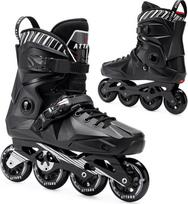 ATTABO Skates Rift Skates 40-45 EU in Black Universalios laisvojo stiliaus pačiūžos, idealiai tinkančios važinėjimui mieste ir triukams Patvarūs ABEC-9 guoliai Kietumas 85A Ratai