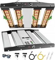 Auginimo lempa 250 W LED augalų lempa su visu spektru ir 1323 diodais, LED auginimo šviesa daržovėms, gėlėms ir kambariniams augalams, 120 x 120 cm, 150 x 150 cm auginimo palapinės dangtis