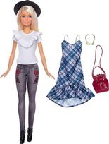 Barbie FJF68 Fashionistas džinsinio audinio gėlių lėlė