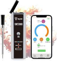 BBQ-Toro TempTender Grilio termometras belaidis su programėle Bluetooth Mėsos termometras skaitmeninis IP67 iki 300°C Kepimo termometras Grilio mėsos termometras belaidis, mėsos termostatas skaitmeninis belaidis