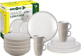 Brunner Amadè 0830155N.C8X Stovyklavimo indų rinkinys 4 asmenims 16 dalių Pietų dėžutė