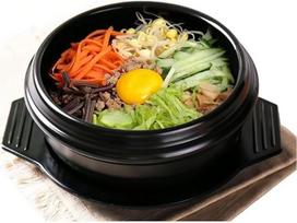 Cabilock Korėjietiškas akmeninis dubuo su dangčiu 1100 ml olandiškas puodas, skirtas Bibimbap sriubai japonų korėjiečių maistui juodas