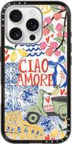 CASETiFY Kompaktiškas "iPhone 16 Pro" dėklas [MagSafe suderinamas su "MagSafe" / plonas / nuleidžiamas nuo 4 pėdų] - "Ciao Amore" - skaidrus, juodas