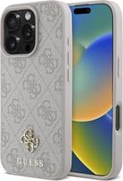 CG MOBILE Guess GUHMP16XP4SM4MP dėklas iPhone 16 Pro Max 6,9 colių, rožinis, licencijuotas 4G Small Classic, suderinamas su MagSafe