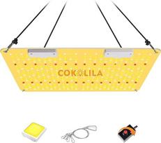 COKOLILA 2000 W LED augalų lempa su visu spektru, vandeniui atspari auginimo šviesa su 444 SMD šviesos diodais ir IR 760 nm, skirta 3 x 3 pėdų palapinei, idealiai tinka gėlėms, daržovėms ir gėlėms, tylus pasyvus aušinimas