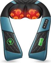 COMFIER 2026 Belaidis kaklo masažuoklis su šiluma, 4D Shiatsu masažuoklis kaklui ir pečiams, gilus atsipalaidavimas kaklui, pečiams ir nugarai, ideali dovana moterims, motinoms ir tėvams