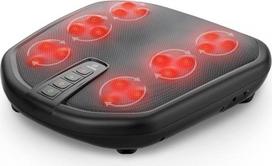 COMFIER Shiatsu pėdų masažuoklis su karščio ir minkymo funkcija, "2-in-1" pėdų ir nugaros masažas, skalbiamas užvalkalas, elektrinis pėdų šildytuvas vyrams ir moterims, tinka visų dydžių pėdoms, idealiai tinka kaip dovana