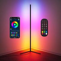 CSL - Išmanusis LED grindų šviestuvas RGB - nuotaikos šviesa - aplinkos šviesa - "Bluetooth WiFi" - valdymas per nuotolinio valdymo pultą arba programėlę - 16 milijonų spalvų - muzikos sinchronizavimas - pasirenkamas ryškumas ir greitis