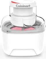 Cuisinart Solo Scoops ledų gaminimo aparatas | Naminių ledų ir ledų gaminimo aparatas per 25 minutes | Sorbeto gaminimo aparatas | Šaldyto jogurto gaminimo aparatas | Kompaktiškas, taupantis vietą | 475 ml maišymo indas | ICEM10