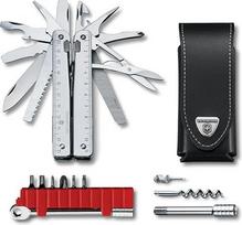 Daugiafunkcis įrankis "Victorinox SwissTool X Plus Ratchet" (38 funkcijos, dėklas, reketas) Sidabrinė, sidabrinė