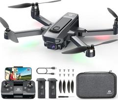 DEERC D25 sulankstomas dronas su 1080P kamera, RC kvadrokopteris su 5G FPV, 40 minučių skrydžio laikas, optinis srautas, bešepetėlinis variklis, 360° salto, 3 greičiai, dovana pradedantiesiems ir jaunimui