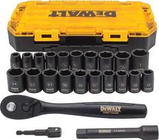 DEWALT DWMT74739 1/2 in Drive kombinuotų smūginių galvučių rinkinys, 23 dalys