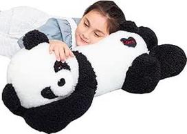 Didelis pandos minkštas žaislas Teddy Bear pliušinis žaislas minkštas žaislas mielas didelis pandos minkštas apkabinimas pagalvė vaikams draugė miego pagalvė dovana (80 cm / 31,4 colių)