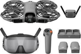 DJI Neo 2 Motion Fly More Combo su RC Motion 3 ir akiniais N3, stabilus perdavimas su skaitmeniniu perdavimo imtuvu, 4K dronas pradedantiesiems, FPV skrydis, 3 baterijos
