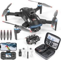 Dronas su kamera HD 4K, RC sulankstomas FPV WiFi tiesioginio perdavimo dronas vaikams pradedantiesiems, 2 baterijos, ilgas skrydžio laikas, bepilotis režimas, skrydis trajektorija, kliūčių vengimas, paleidimas ir nusileidimas vienu mygtuku