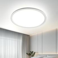 EASY EAGLE Lubų šviestuvas LED lubų šviestuvas plokščias 40 cm, 4000 K Apvalus vonios kambario šviestuvas Lubų virtuvės šviestuvas Vonios kambario prieškambario miegamojo balkono svetainės kambario virtuvės rūsio šviestuvas 48 W 4800 LM
