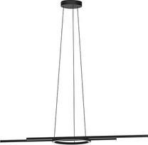 EGLO connect.z Smart Home Zillerio-Z LED pakabinamas šviestuvas, metalinis pakabinamas šviestuvas, "ZigBee", programėlė ir valdymas balsu, "Alexa", reguliuojama šviesos spalva (šilta balta / šalta balta), reguliuojamas apšvietimas, juodas