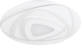 EGLO Palagiano LED lubų šviestuvas, apvalus lubų šviestuvas, plastikinis baltos spalvos lubų apšvietimas, ant paviršiaus montuojamas šviestuvas biurui, prieškambariui ir virtuvei, neutralios baltos spalvos, skersmuo 38 cm