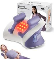 Elektrinis kaklo masažuoklis su šiluma, Shiatsu masažuoklis, kaklo ir nugaros masažuoklis, 3D kaklo masažas su 3 režimais, 6 reguliuojami dažniai, atpalaiduojamoji pagalvė kaklui ir kaklui