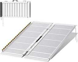 FACHNUO TOOL Sulankstoma neįgaliųjų vežimėlių rampa 36 "800lb apkrovos talpa Neslystanti ypač plati 29" nešiojamoji aliuminio slenksčio rampa laiptams, laipteliams, durims, įėjimams