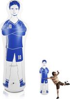 Futbolo mokymo lėlė, PVC pripučiama futbolo lėlė 40 x 160 cm / 15,75 x 62,99 colių vartininko lėlė Futbolo lėlė Punch Bag Free Kick Defender Wall Punch Bag Kicks, driblingas ir Pass