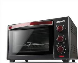 G3 Ferrari G10132 il Moro 28 Plus, 28 l konvekcinė orkaitė, 1600 W, 6 programos, 60 min. laikmatis, 100-230 °C, nepridegantis vidus, raudona, juoda