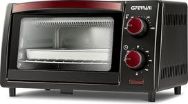 G3 Ferrari G10169 il Moro 10 10L mini orkaitė 800W 60 min. laikmatis Grindų dangtis valymui 100-230°C INOX grotelės juoda/raudona