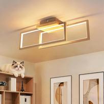 GBLY lubų šviestuvas LED lubų šviestuvas miegamasis: 24 W mediena 48 cm prieškambario virtuvės šviestuvas modernaus dizaino prieškambario šviestuvas miegamojo šviestuvas stačiakampis šiltai baltas virtuvės svetainės koridoriaus laiptų šviestuvas 3000 K si