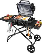 GFTIME Ninja Woodfire BBQ stovas sulankstomas grilio krepšelis, skirtas Ninja OG701, Traeger Ranger Pit Boss, Blackstone kepsninei