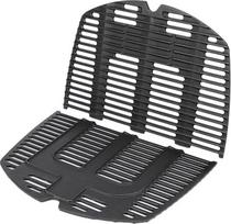 GRISUN 7646 Ketaus kepimo grotelės, skirtos "Weber" Q300, Q320, Q3000, Q3200 serijos, 25" x 18" ketaus grotelių atsarginių dalių priedai 57060001, 586002, 404341 dujinėms kepsninėms, 2 vnt.