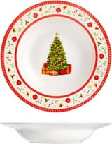 H&H 12 vnt. "Piatti Fondi Natalizi Classy Xmas" rinkinys 21,5 cm