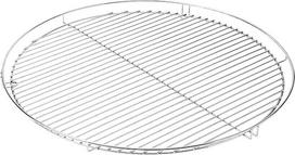 HeRo24 Chromuotos 70 cm apvalios kepimo grotelės, skirtos pakabinamam pasukamam griliui ir trikojui Išorinis žiedas 6 mm grilio lazdelės apie 4 mm Tvirtos apvalios grotelės ugniavietei sode ir stovyklavietėje