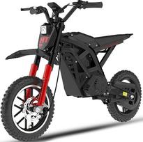 HITWAY vaikiškas elektrinis motociklas su 36 V 10,4 Ah akumuliatoriumi, 10/15/25 km/val. greičio režimu, 35-60 km nuotoliu, 14 colių pneumatinėmis padangomis, dviguba smūgių amortizacija, motociklas 8+ metų vaikams