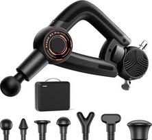 HYAKO R3 Pro 3-in-1 masažo pistoletas 16 mm amplitudės + aukšto dažnio vibracijos terapijos masažuoklis - giliųjų audinių raumenų masažo pistoletas, malšinantis viso kūno raumenų ir skeleto skausmus
