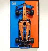 ICUANUTY LEGO 42141 F1 Technic McLaren Formulės 1 lenktyninis automobilis, dekoratyviniai paveikslai suaugusiesiems, Lego modelio automobilio sieninė lenta, dydis: 75 x 45 cm, Lego modeliams nepriskirta