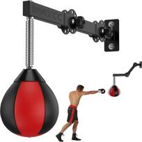 IMAYCC Speedbag Punch Bag Wall Mount Reguliuojamas aukštis sulankstomas Reflex Bag streso mažinimo bokso įrangos dovanos vyrams, suaugusiems, paaugliams ir vaikams, tinka naudoti namuose