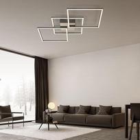IMPTS LED lubų šviestuvas Kvadratinis užtemdomas lubų šviestuvas 34 W Šiuolaikinis svetainės šviestuvas Metalinis lubų apšvietimas su nuotolinio valdymo pulteliu 3000-6500 K miegamajam Svetainė Virtuvė Prieškambaris Balkonas