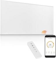 Infraraudonųjų spindulių šildytuvas su WiFi valdymu 1000 W - ant grindų pastatomas sieninis infraraudonųjų spindulių šildytuvas, taupantis energiją ir turintis nuotolinio valdymo termostatą