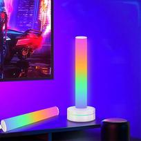 Išmanioji RGB šviesos juosta, muzikos sinchronizavimo LED šviesos juosta, 16 milijonų spalvų, žaidimų lempa, USB įkrovimas, reguliuojamas apšvietimas, skirta kompiuteriui, televizoriui, monitoriui, žaidimams, kambario apdailai