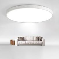 JDONG LED lubų šviestuvas 54 W plokščias apvalus baltas lubų šviestuvas, kurio skersmuo 50 cm, modernus natūralus baltos spalvos 4000 K šviestuvas miegamajam, biurui, svetainei, gyvenamajam kambariui, virtuvei, rūsiui, balkonui, itin plonas 4 cm