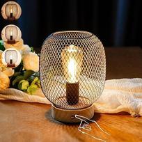 JHY DESIGN Touch Bedside Lamp Metalinis narvelis LED žibintas Baterija veikianti lempa su LED lempa Belaidis akcentinis šviestuvas vestuvėms ir renginiams kieme ir lauke (apvalus)