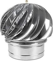 Kaminų priedas Nerūdijančio plieno besisukantis rutulinis priedas Ventiliacijos priedas Kaminų gaubtas Kaminų dangtis Kaminų ventiliatorius (150 mm)