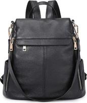 Kattee Anti-Theft kuprinė moterims natūralios odos Crossbody krepšys mados moterų Crossbody krepšiai