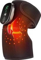 Kelio masažuoklis belaidis su raudona šviesa, 3 vibracijos ir 3 šilumos nustatymai, kelio masažuoklis su 5000 mAh akumuliatoriumi, 3-in-1 masažuoklis su šildančiu padu, skirtas kelio, peties, alkūnės masažui, 1 pakuotė
