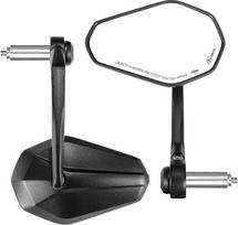KEMIMOTO CNC vairo galo veidrodėlis, E-Approved, 360° pasukamas motociklo veidrodėlis, 7/8 colių 22 mm motociklo veidrodėlis, šoninis veidrodėlis vairui, galinio vaizdo veidrodėlis, suderinamas su CB125R Duke 690 (2 vnt.)