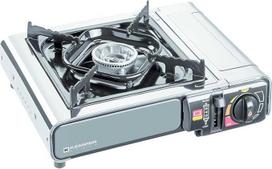 KEMPER Nomade dujinė viryklė Nerūdijančio plieno 1900W Piezo uždegimo dviguba saugos sistema