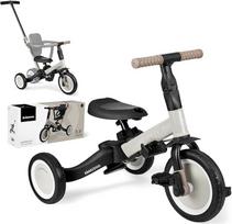 KikkaBoo FLIP triratukas nuo 1 metų su stūmimo juosta - iki 5 metų, balansinis dviratukas "5-in-1", konvertuojamas vaikiškas triratukas į balansinį dviratuką su pedalais arba be jų, reguliuojamas ir konvertuojamas, smėlio spalvos