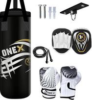 Kinder-Boxsack, Handschuhe, Boxsack, Rucksack, Haken-Set, 60 cm, perfekt für Junior-/Kinder-Workout